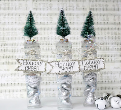 SRM Stickers Blog - Bottlebrush Topped TUBES by Shantaie - #tubes #stickers #shimmertwine #gift #favor #DIY #christmas