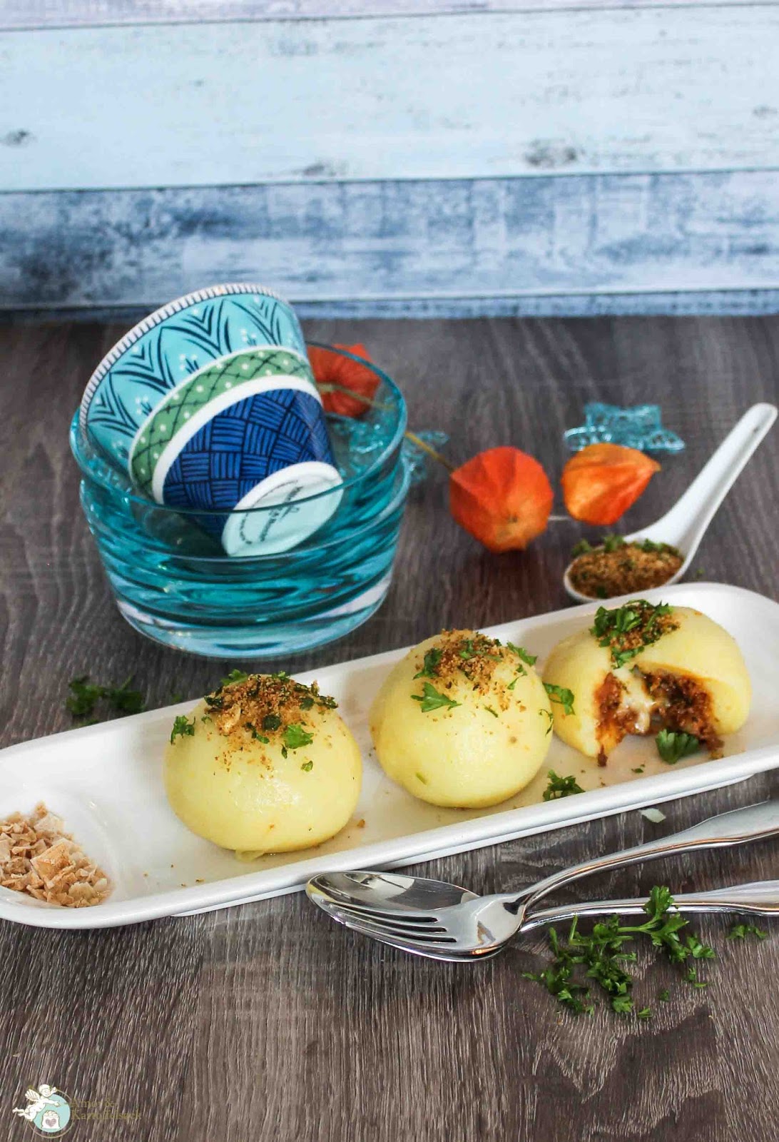 Amor&amp;Kartoffelsack: Knödelcini - gefüllte Knödel