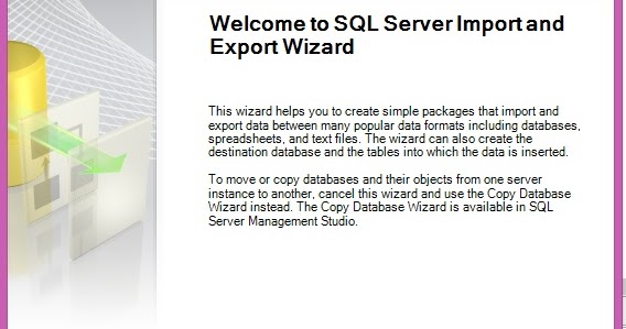 How to import data using import and export wizard in SQL Server ~ SQL ...