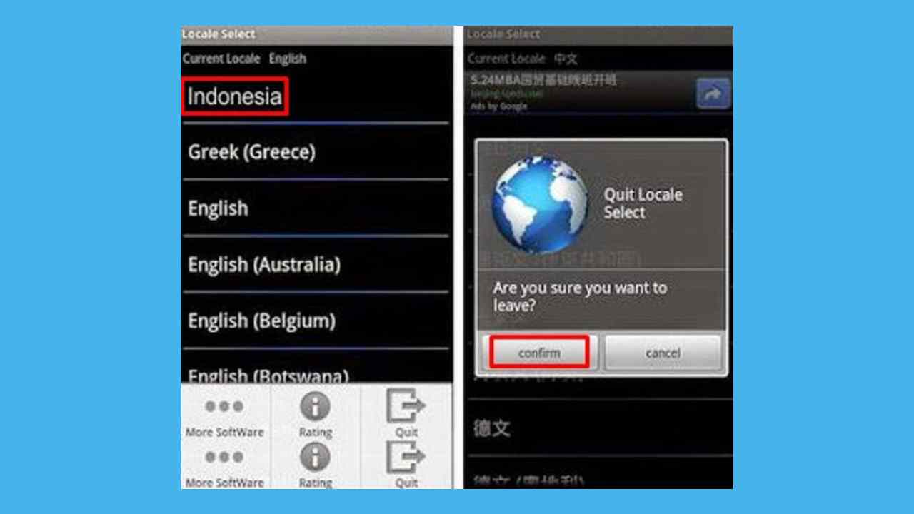 menambah bahasa indonesia di android