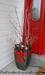 christmas outdoor decorations planters lights pot outside front decor xmas pots decoration flower planter porch door holiday plant decorate garden