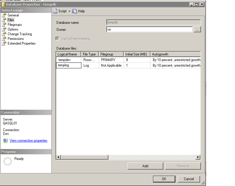 Tempdb File Location – SQL Server TempDB Tutorial – LRPJJK