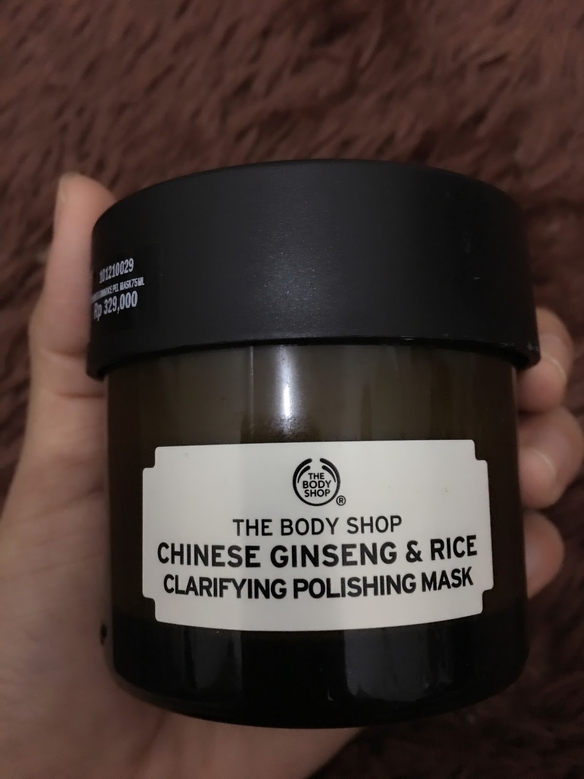 [REVIEW] THE BODY SHOP CHINESE GINSENG & RICE CLARIFYING POLISHING MASK