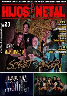 Hijos del Metal Magazine 23 - Junio 2016 | TRUE PDF | Irregolare | Musica | Metal | Recensioni
Magazine digital de apoyo al Heavy Metal tanto a bandas consagradas como el underground. Realizado en España pero dando cobertura a todo el planeta.