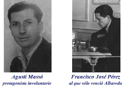 Los ajedrecistas Agustí Massó y Francisco José Pérez
