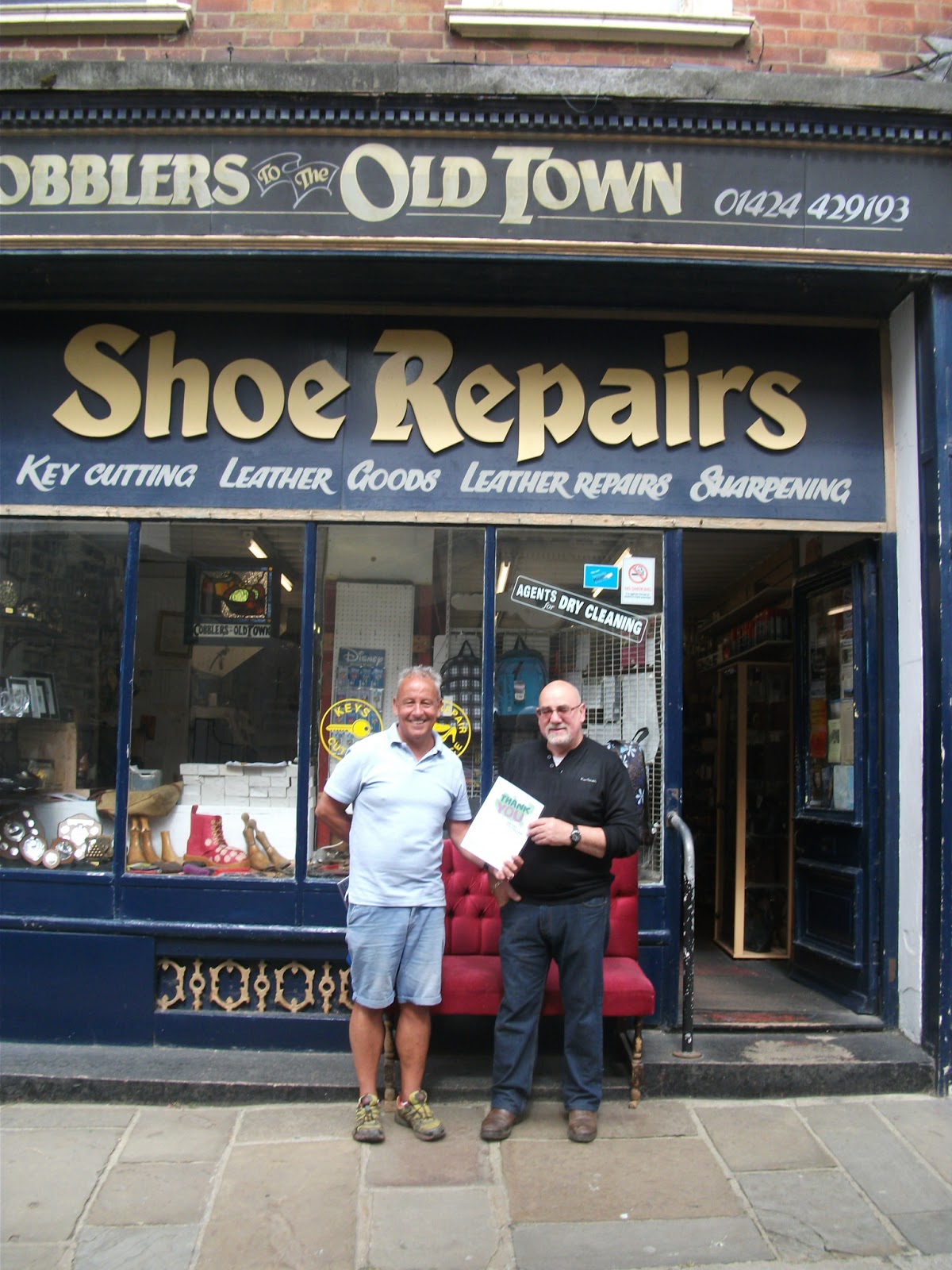 Steve on Hastings Best wishes to John the Cobbler.