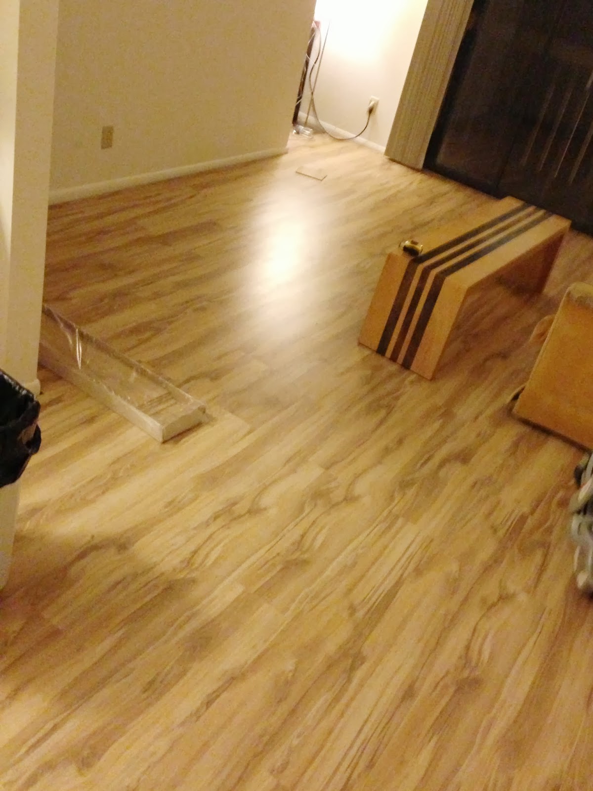 How We Put Hardwood Over Carpet Messymom, How To Lay Carpet Over Laminate Flooring