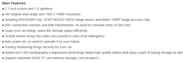  كوبون تخفيض لـ كاميرا Xiaomi mijia Car DVR Camera من موقع GearBest  Cammm