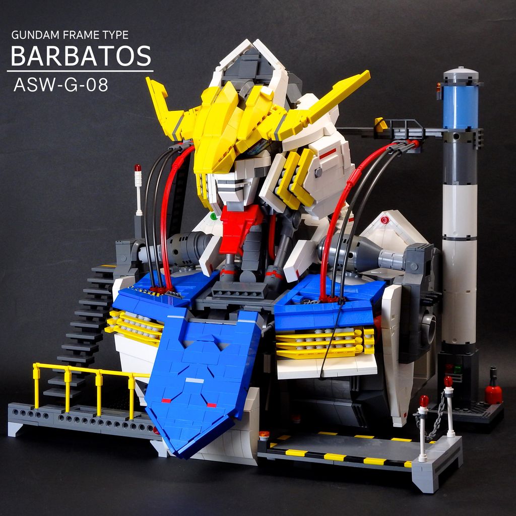 GUNDAM GUY LEGO x GUNDAM Gundam Barbatos Bust
