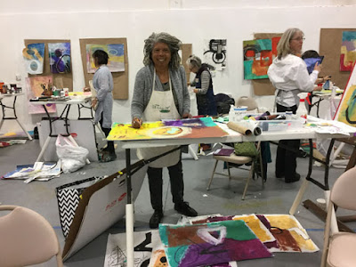 collage journeys by Jane Davies: Pix from Big Fat Art Weekend