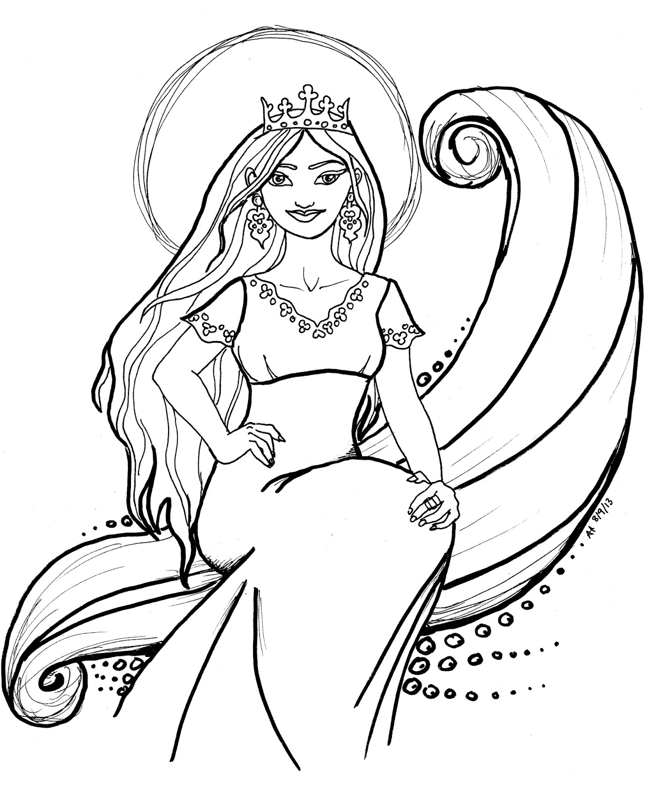 (free!) Original Coloring Pages: August 2013