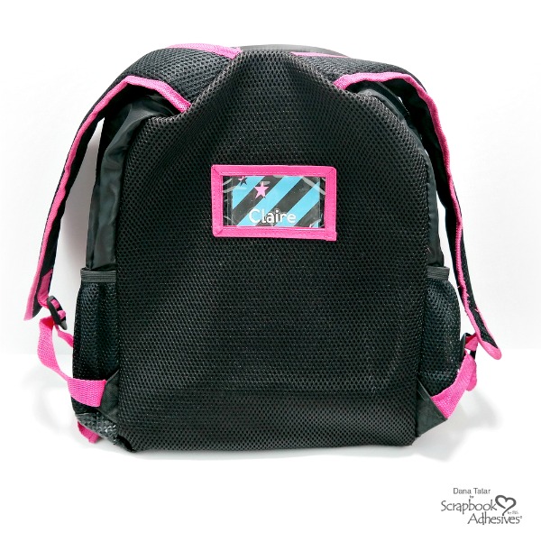 Backpack Name Tag with SelfLaminating Cards Scrapbook Adhesives by 3L