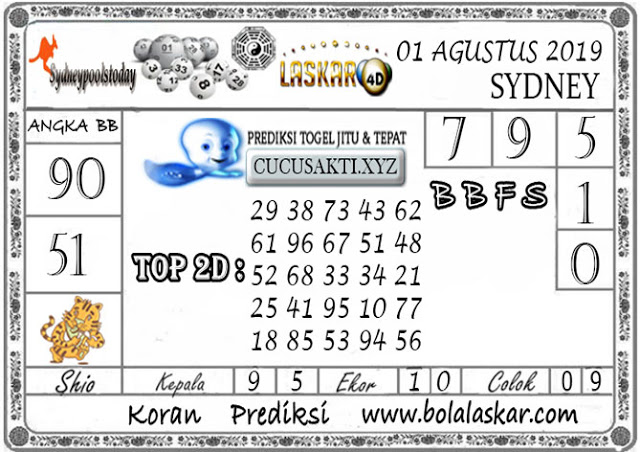 Prediksi Angka Jitu Togel Sdy Sidney Kamis 01 Agustus 2019 Asianbookie Prediksi Angka Jitu Togel Sdy Sidney Kamis 01 Agustus 2019 Asianbookie