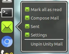 Unity Mail Ubuntu Xubuntu XFCE4