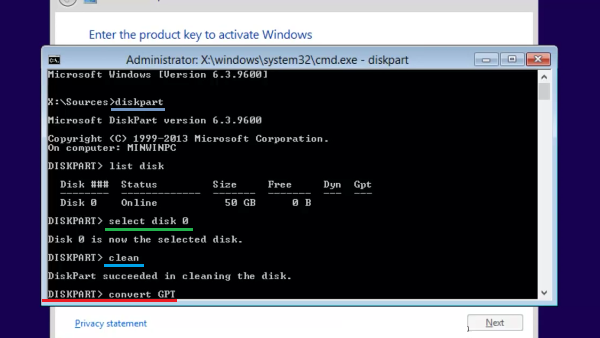 حل مشكلة Windows Cannot Be Installed To This Disk عند تثبيت ويندوز