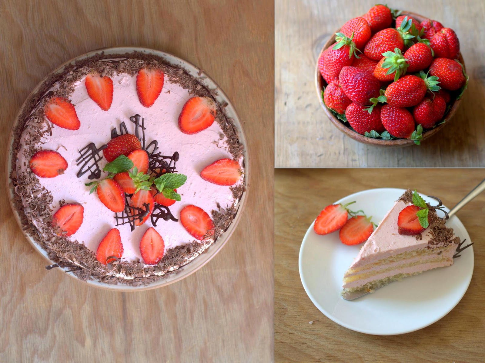 Cakes & More Strawberry Quark Cream Cake