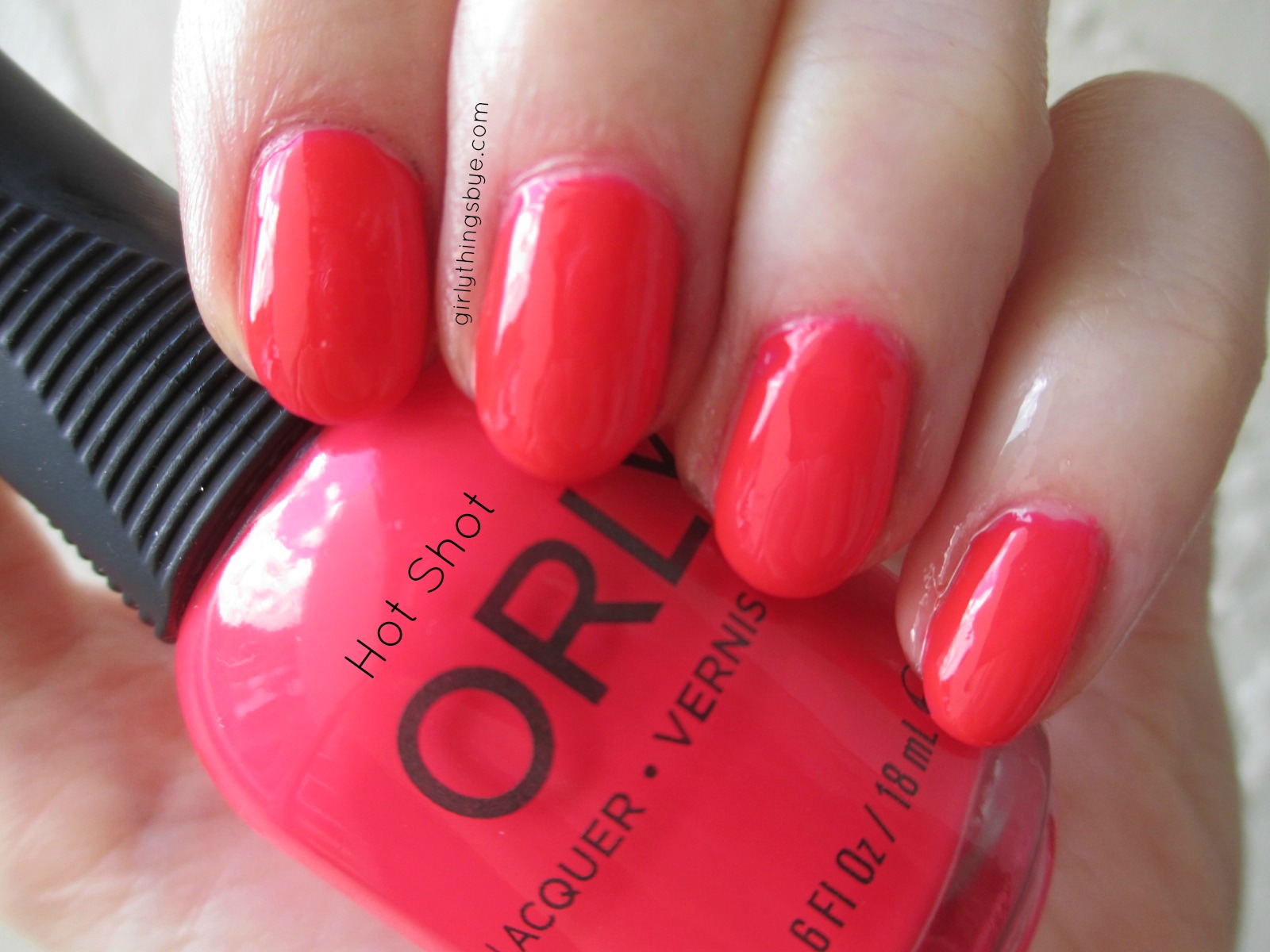 Manicure Monday Orly Hot Shot girlythingsby_e Beauty Chit Chat
