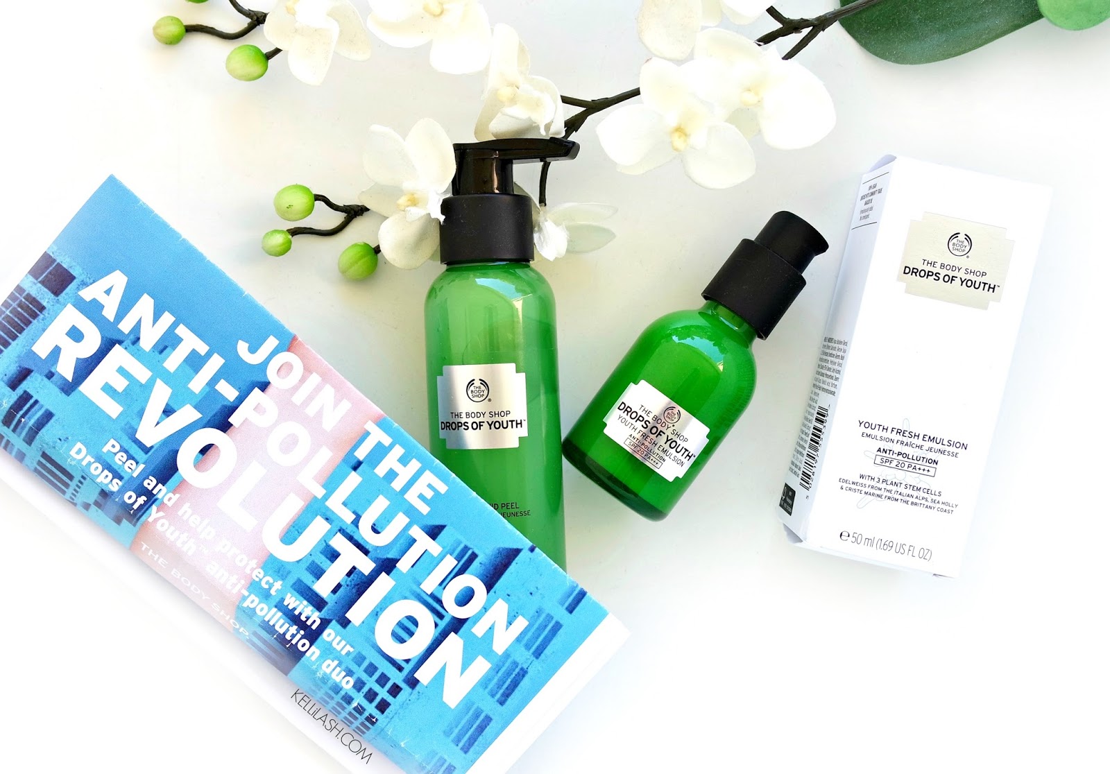 The Body Shop • Drops of Youth, The AntiPollution Revolution! KELLiLASH