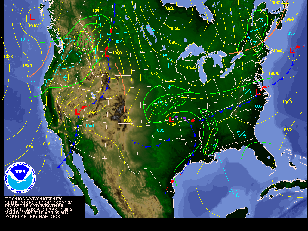 Weather and Climate Medford Oregon Air Masses and Fronts