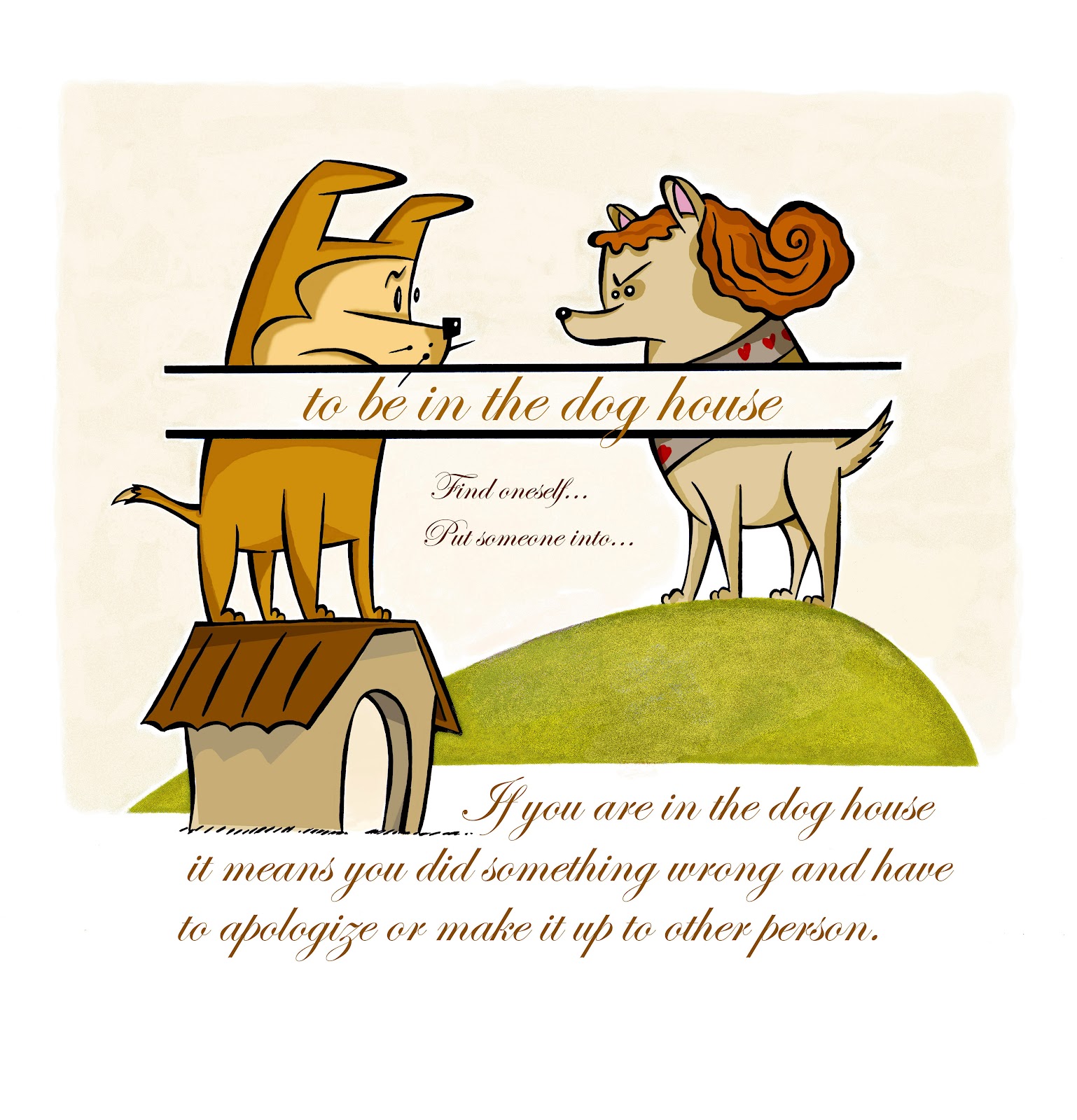 English Idioms illustrated