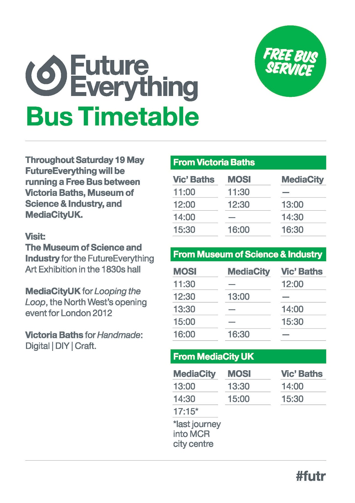 The Shrieking Violet Victoria Baths Fanzine Convention souvenir