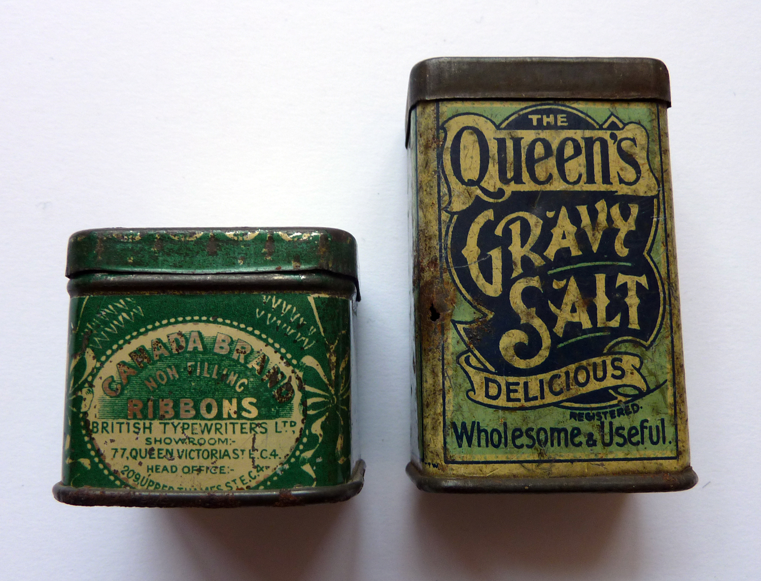 turning pages More vintage tin cans from the UK