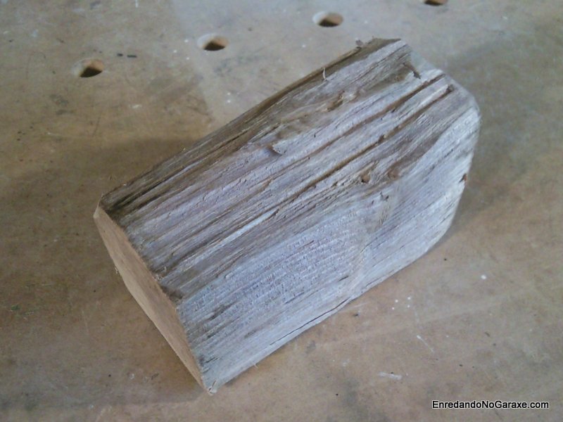 Trozo de nogal, enredandonogaraxe