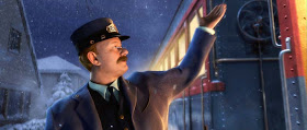 Tom Hanks as the conductor Polar Express 2004 animatedfilmreviews.filiminspector.com