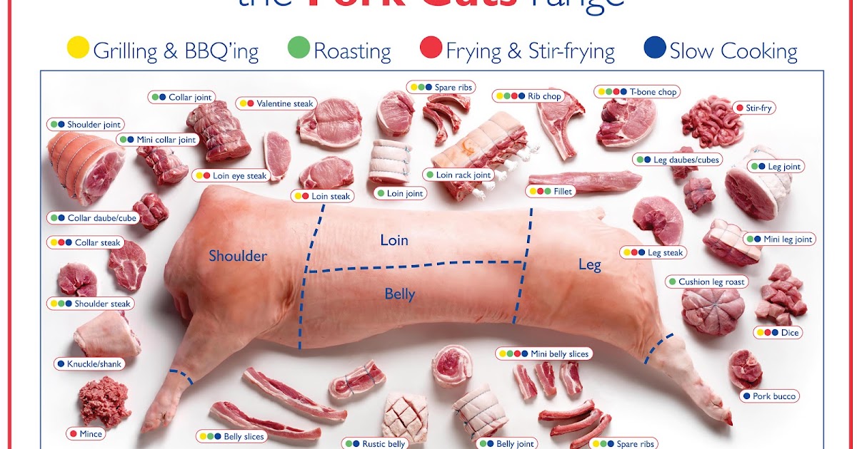 Pork Meat Diagram