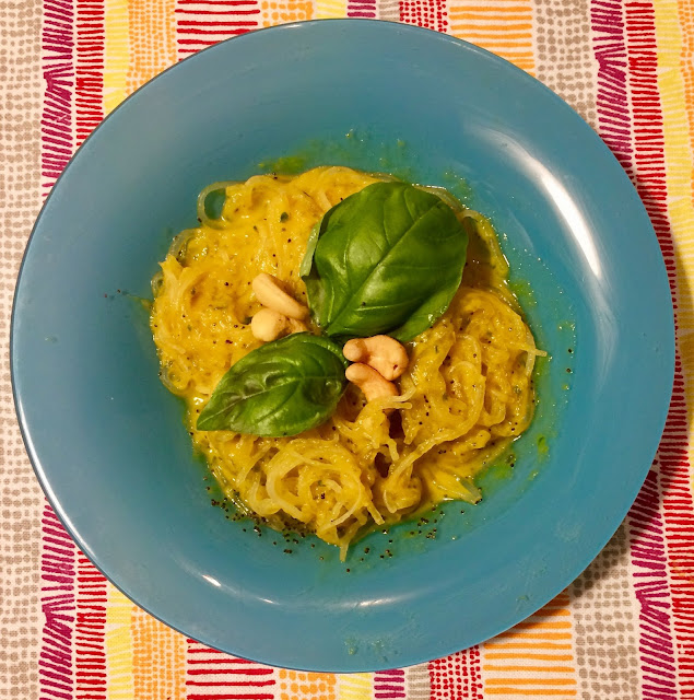 Spaghetti shirataki con crema di peperoni