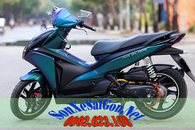 Sơn đổi màu góc nhìn cho xe máy Sơn đổi màu góc nhìn cho xe máy
