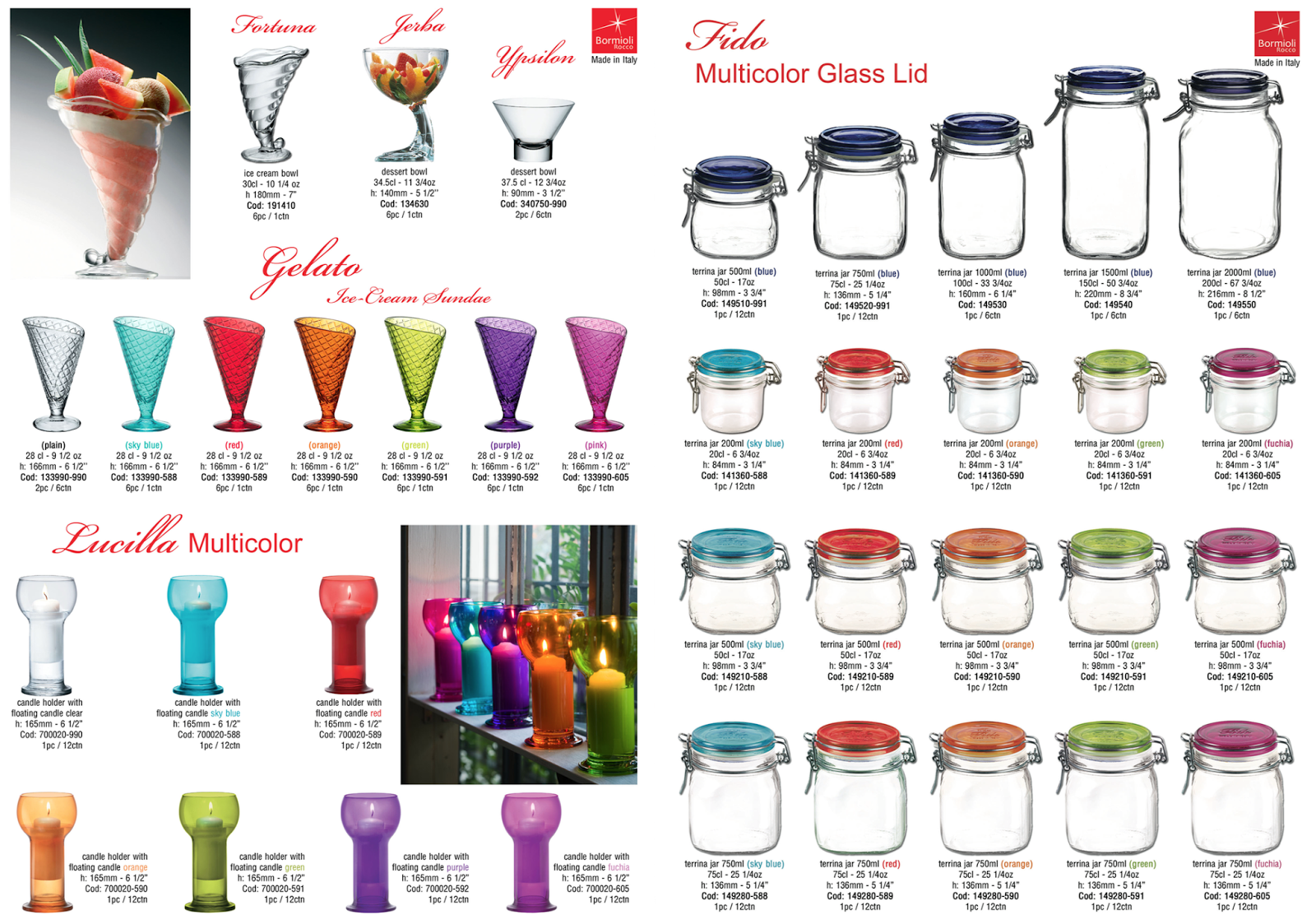 Aggarwal Distributors Bormioli Glassware (Italy)