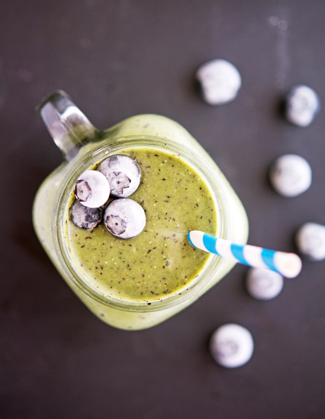 The Iron You Blueberry Avocado and Spinach Power Smoothie
