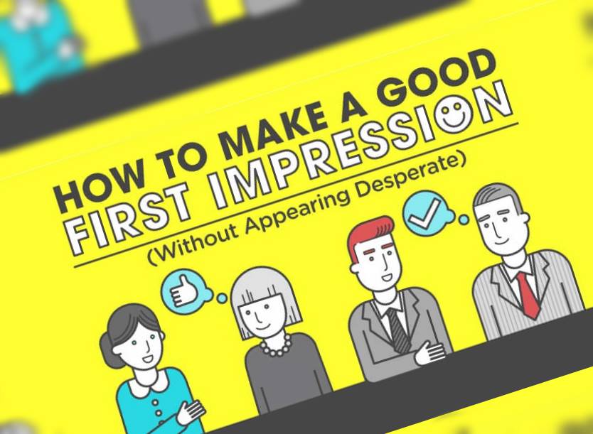 3 Ways To Make A Good First Impression 10 Tips To Master The Art Of First Impression - #infogrphic