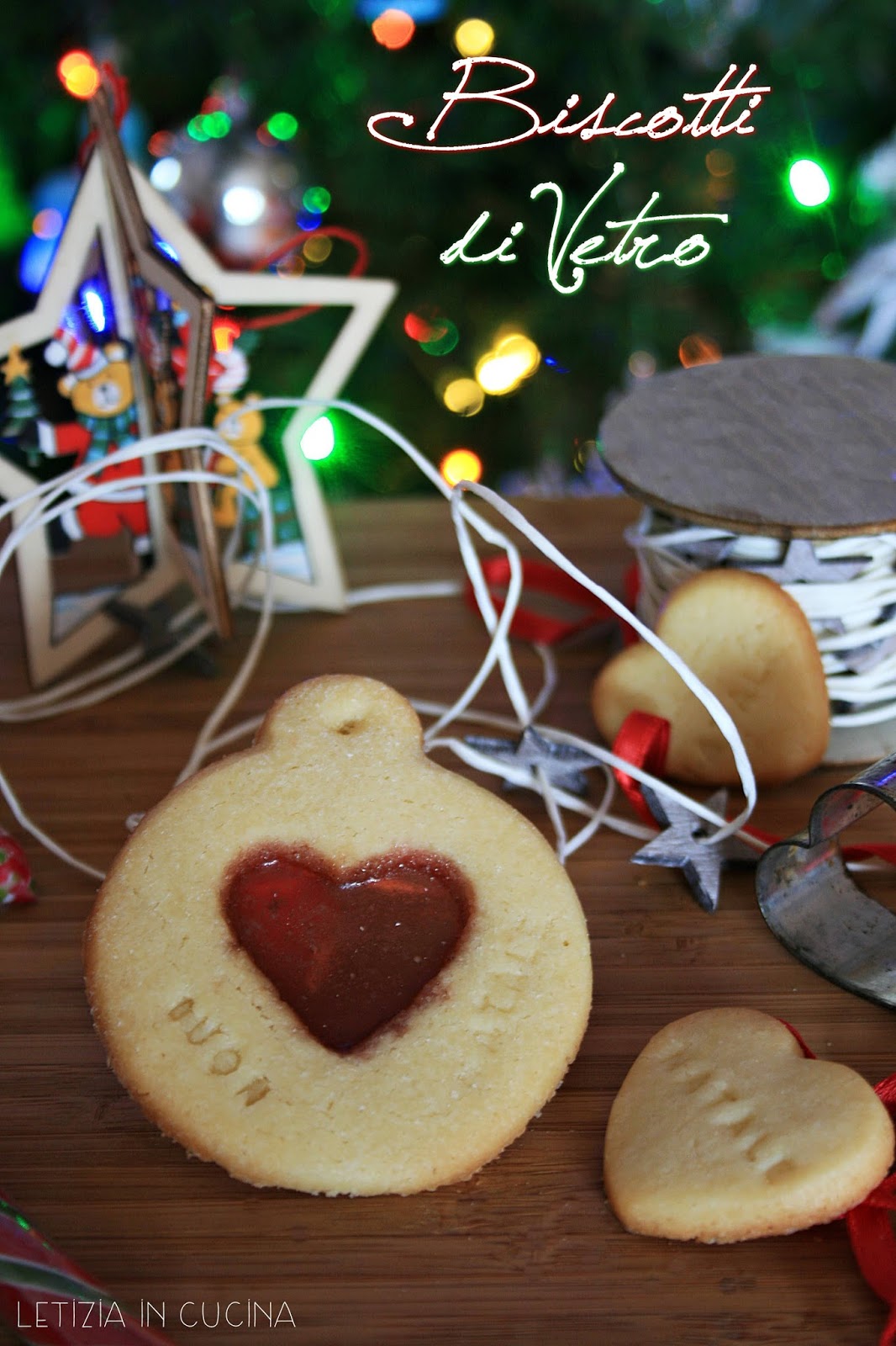 Letizia in Cucina Biscotti di vetro Stained glass cookies