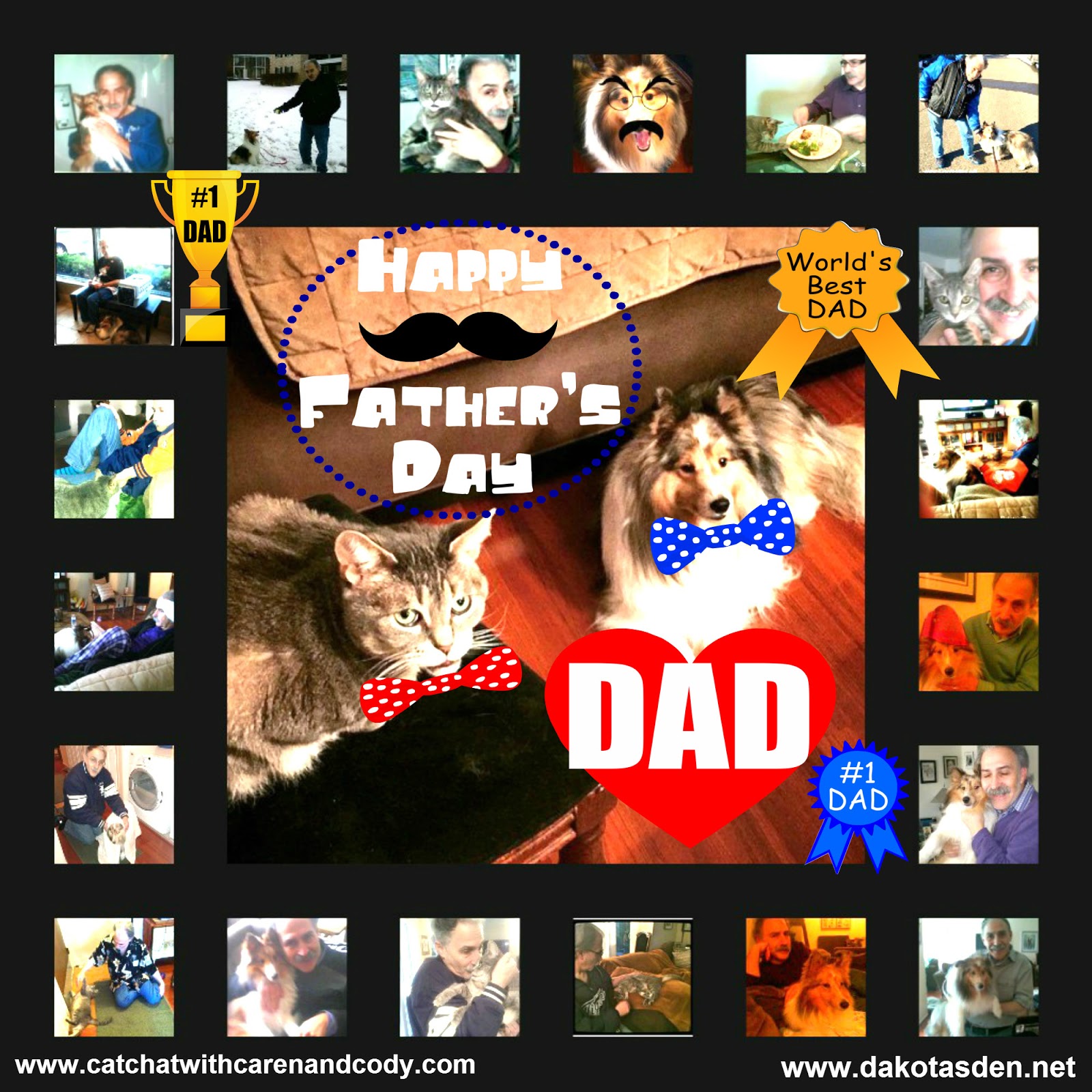 fathers day collage
