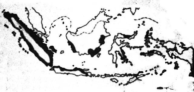 Map of areas influenced by Islam in the 16th century