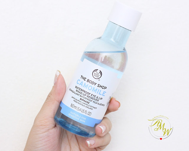 a photo of The Body Shop Camomile Waterproof Eye & Lip Make-Up Remover Review