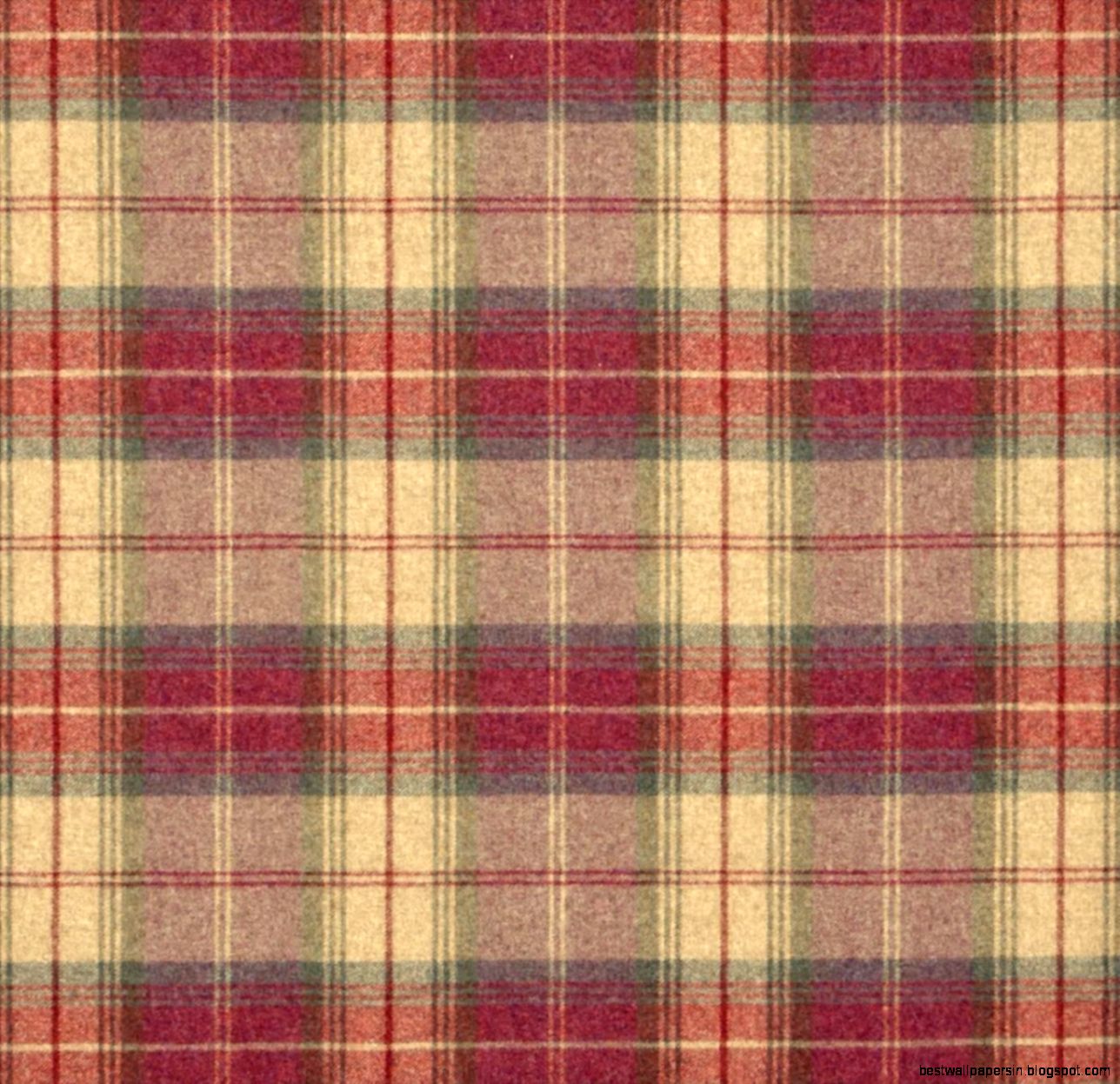 Lavender Plaid Fabric