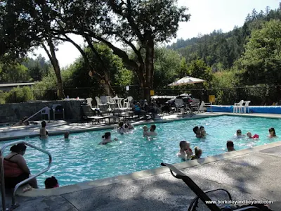 swimming pool at Benbow Historic Inn in Garberville, California