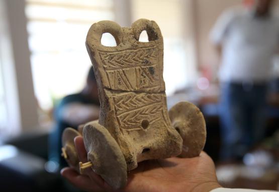 5,000-year-old toy chariot discovered in ancient city of Soğmatar