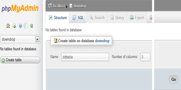 database structure image