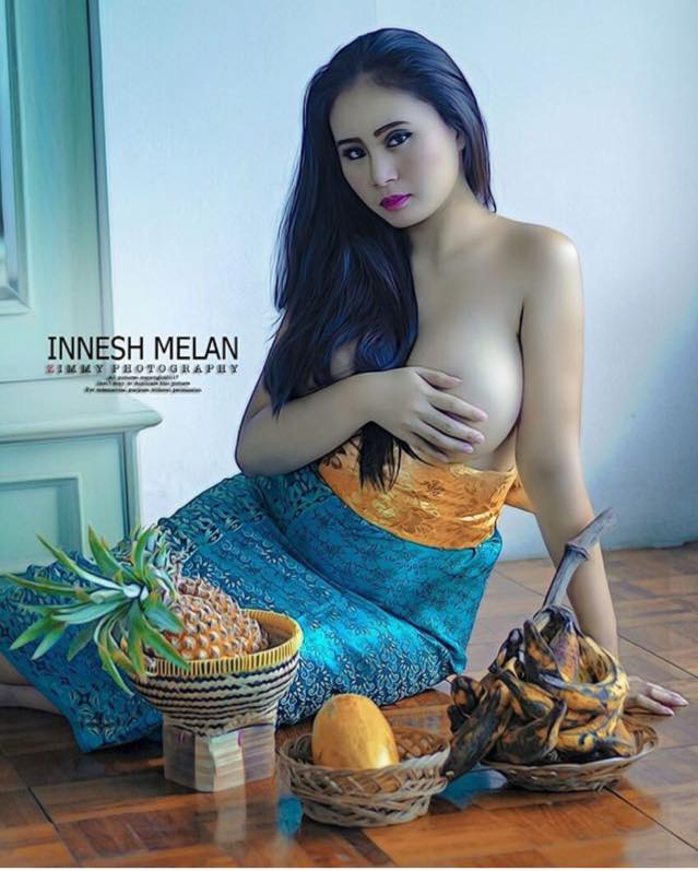 Foto Hot dan bugil Innesh Melan alias Cassandra, Model Majalah Dewasa.