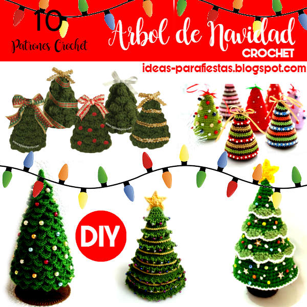 10 patrones de arbol de navidad a crochet diy mi 10 patrones de arbol de navidad a crochet diy mi