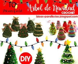 10 Patrones de Arbol de Navidad a Crochet / DIY