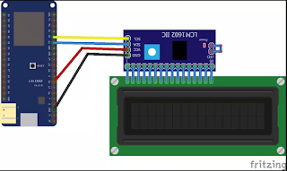 ESP32, Cara Mengakses LCD 16x2 I2C