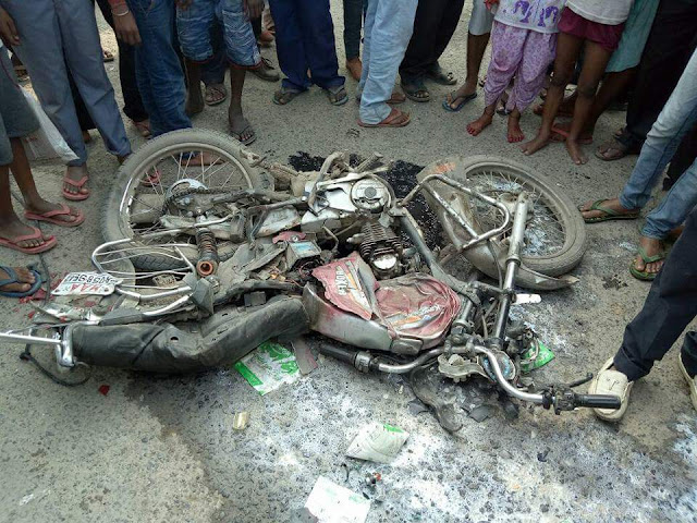 कोइरिया टोला में क्लिंकर लदे ट्रक ने युवक को कुचला,स्थिति गम्भीर, 4