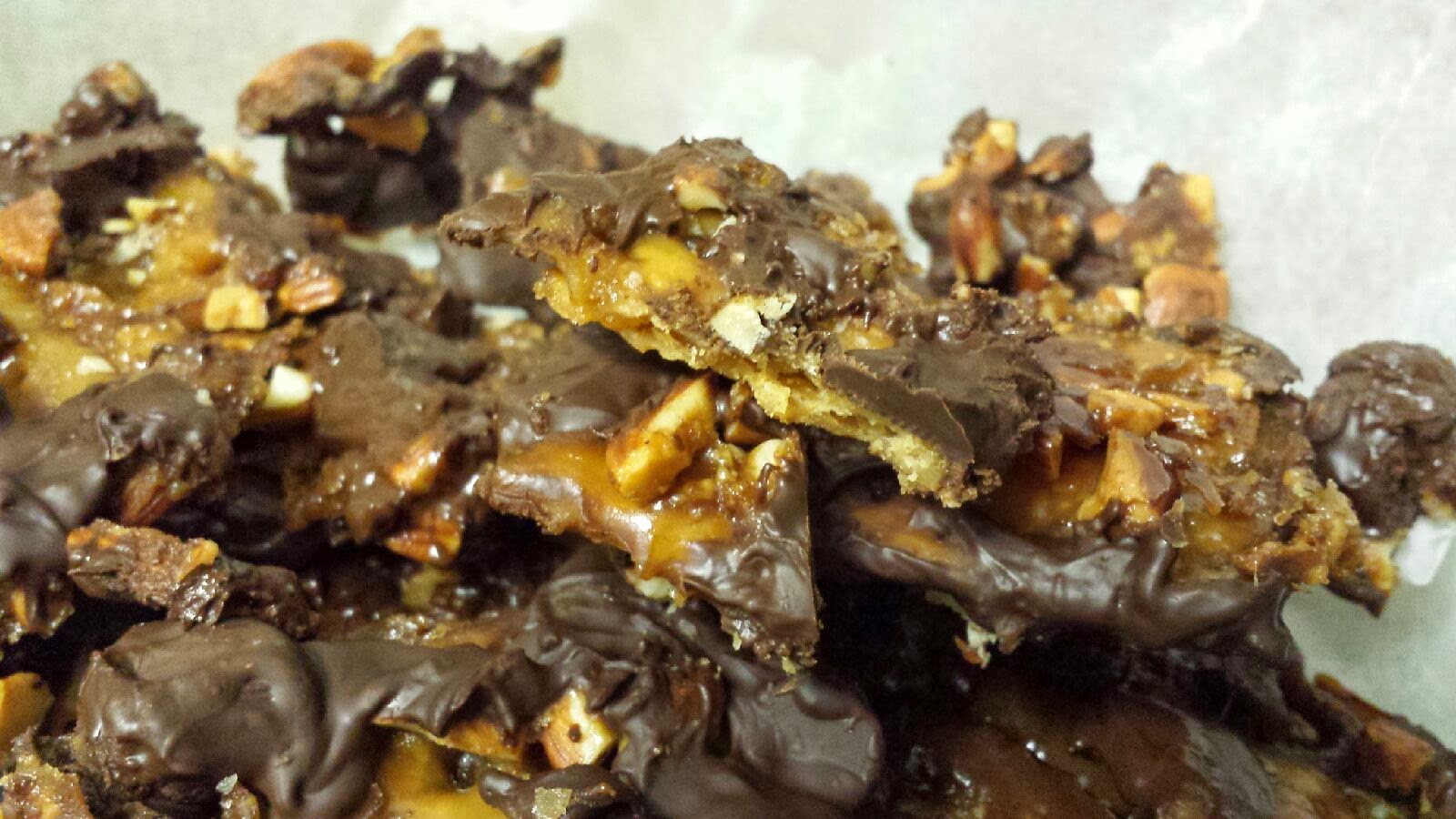 Middle Eastern Cook'n Chocolate Almond Brittle