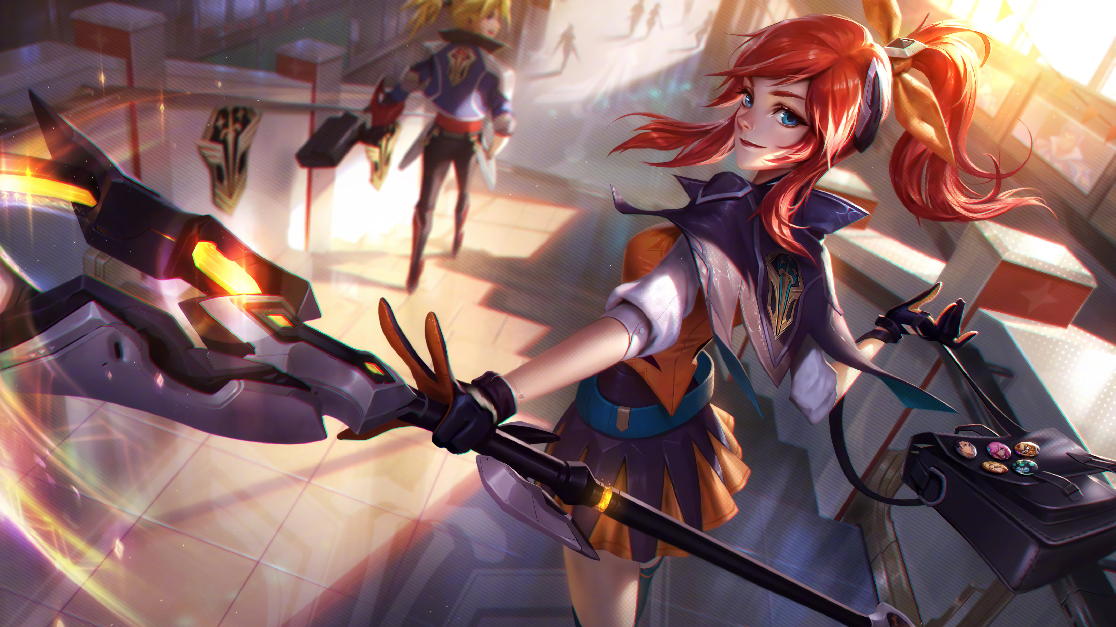 Battle Academia Lux Splash Art LoL 4K. 