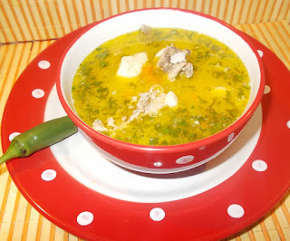 Ciorba de pui a la grec